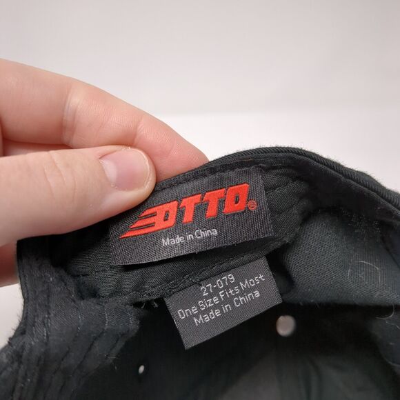 D'Arrigo California Snapback Hat Black OSFM Adjustable Embroidered Otto - Picture 8 of 9